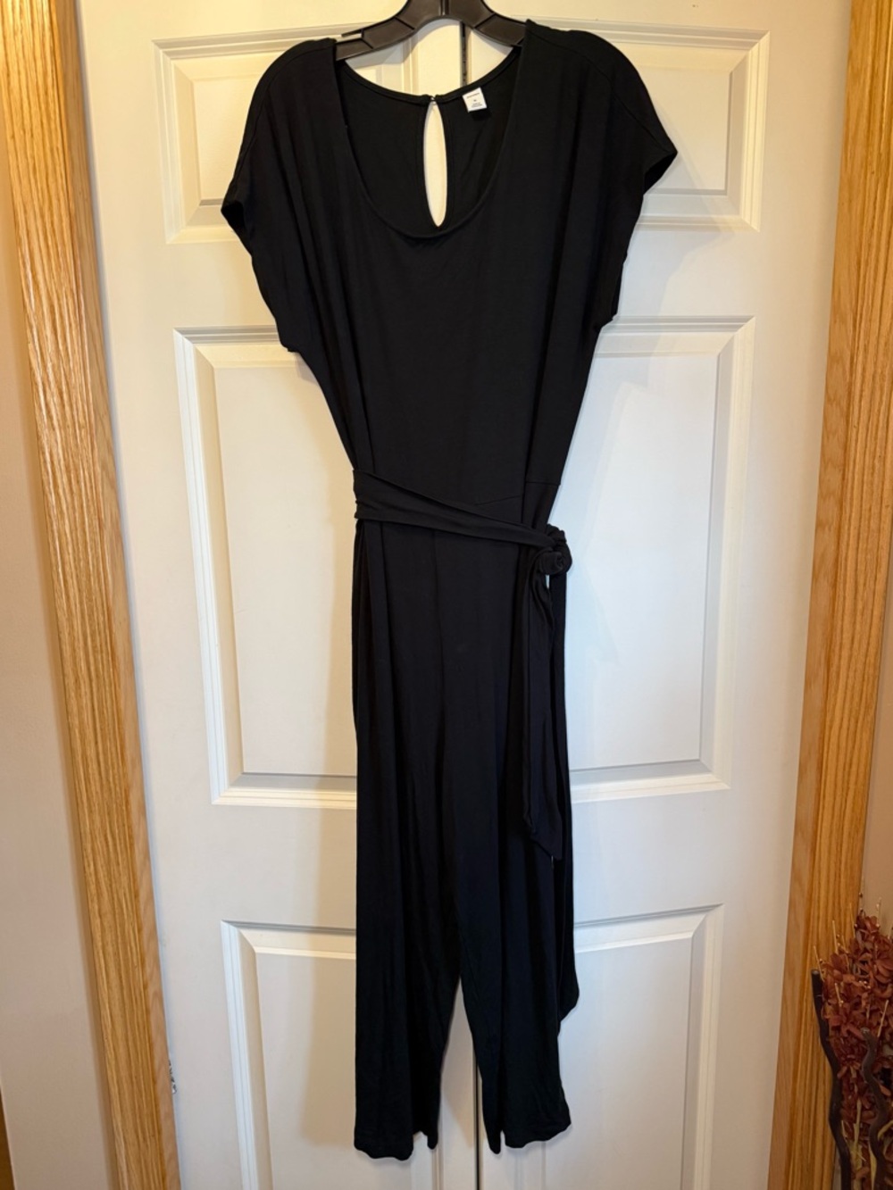 Old Navy Black Jumpsuit with Side-Tie Waist